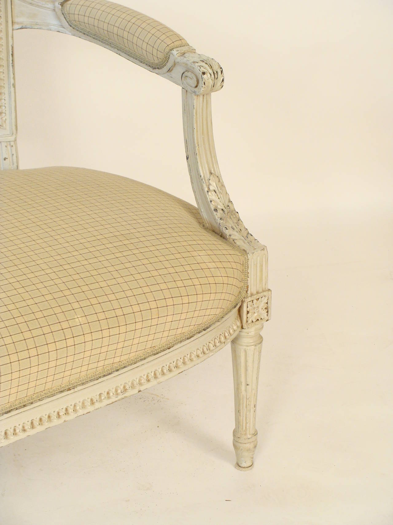 Early 20th Century Louis XVI Style Painted Settee
