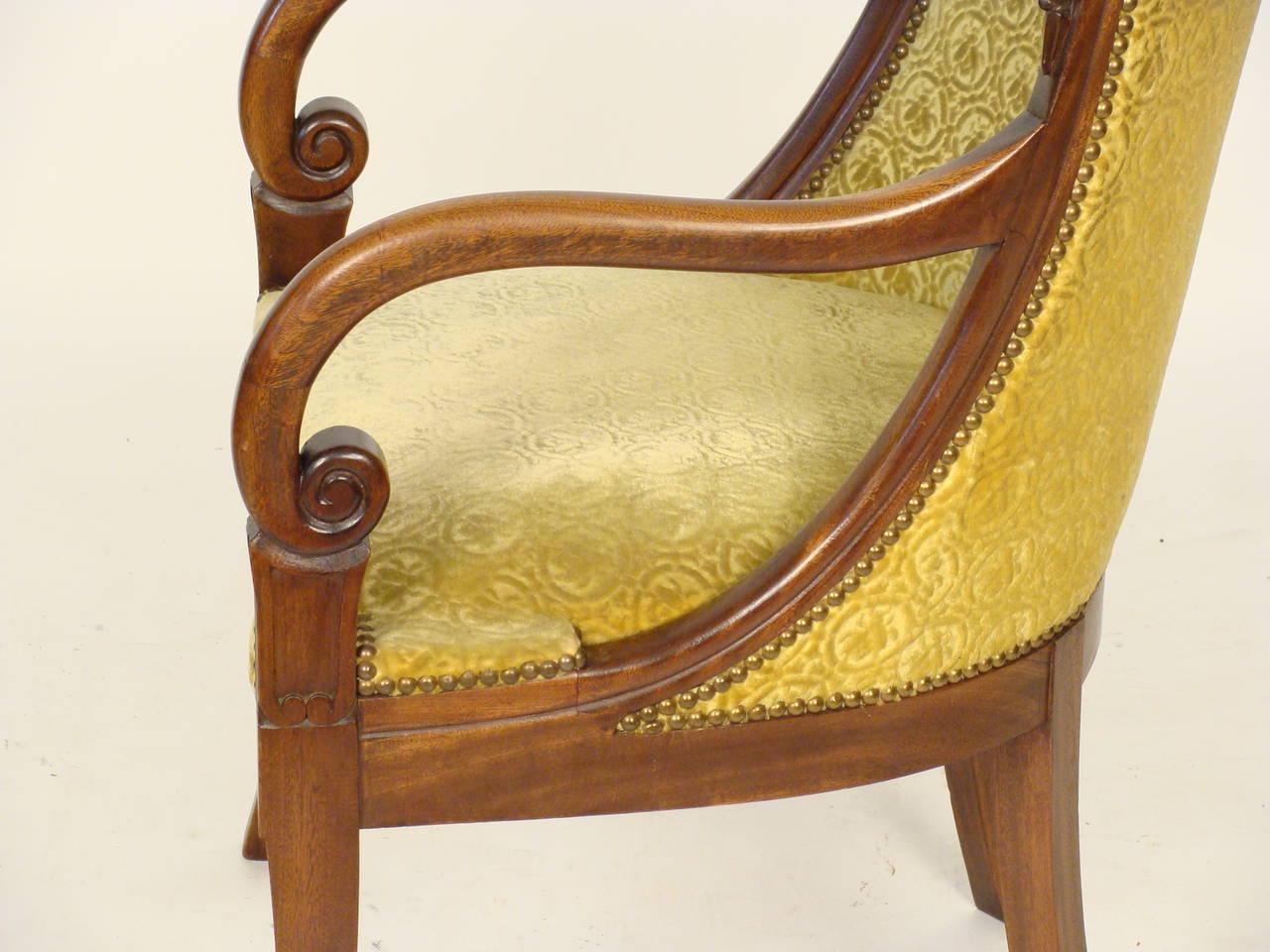 Mid-20th Century Pair of Directoire Style Armchairs