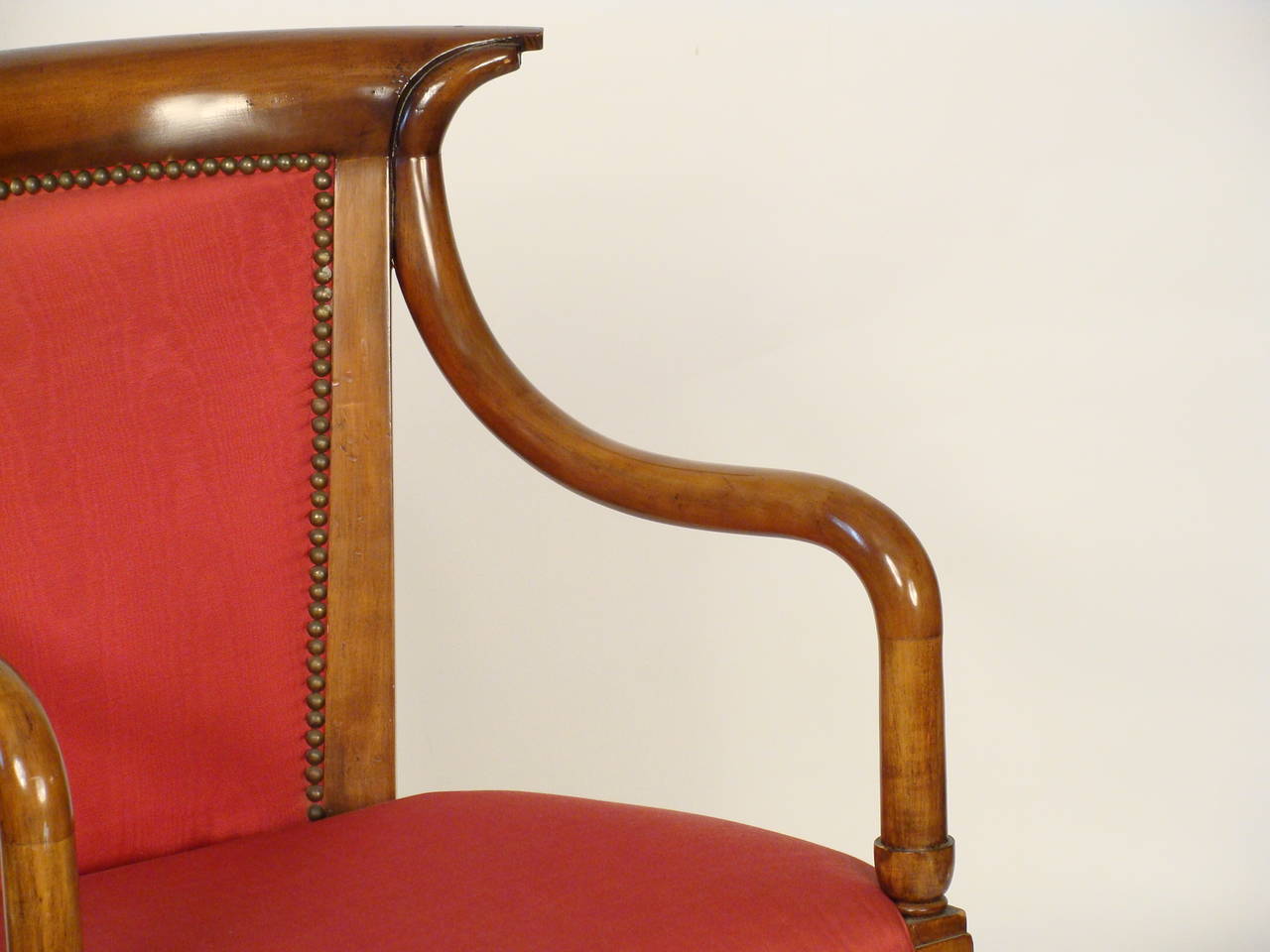 Upholstery Pair of Directoire Style Armchairs