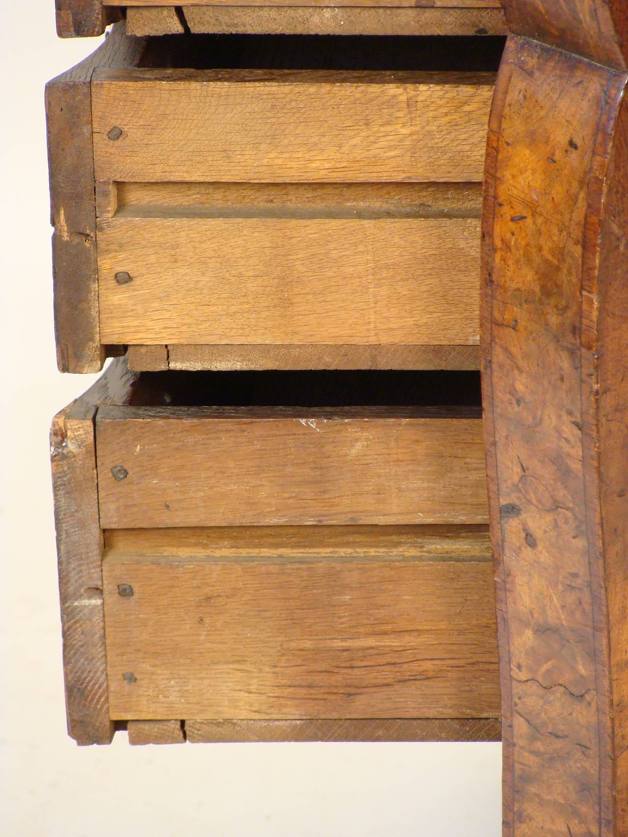 Dutch Burled Walnut Chest of Drawers 3