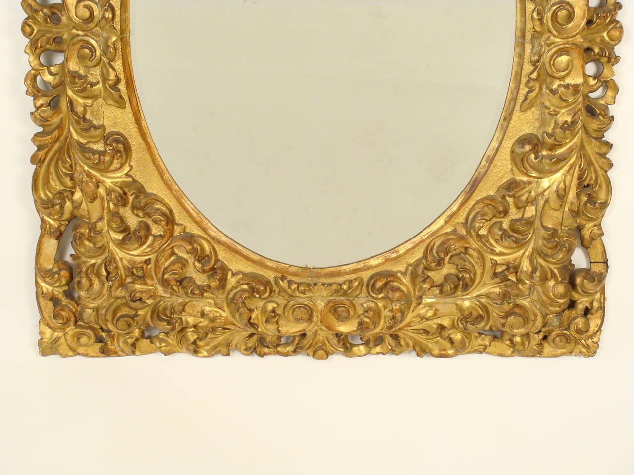 Late 19th Century Italian Giltwood Mirror