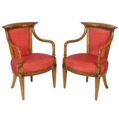 Pair of Directoire Style Armchairs 6