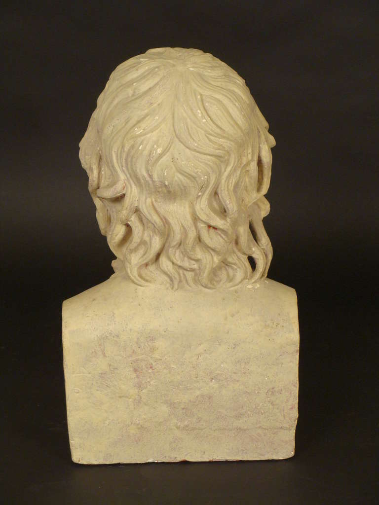 French composition bust of Euripides