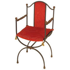 Campaign Style Armchair