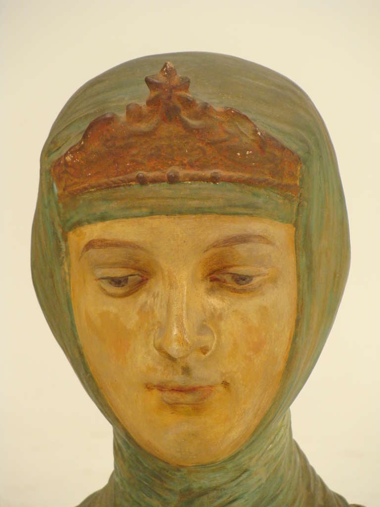 Unknown Terra cotta bust of Beatrice