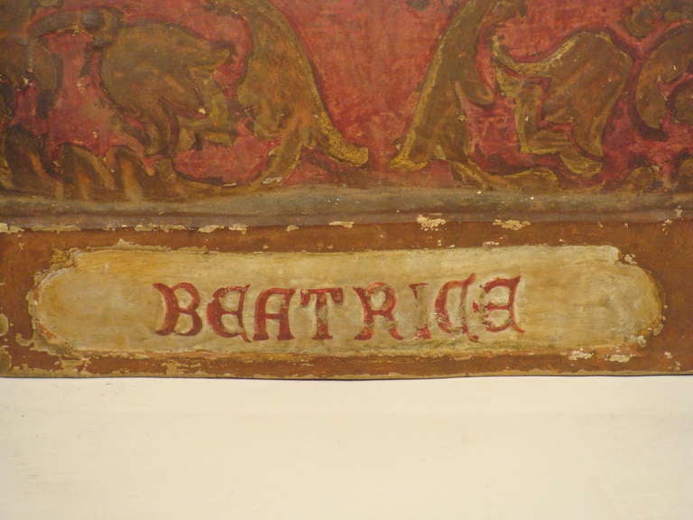 Terracotta Terra cotta bust of Beatrice