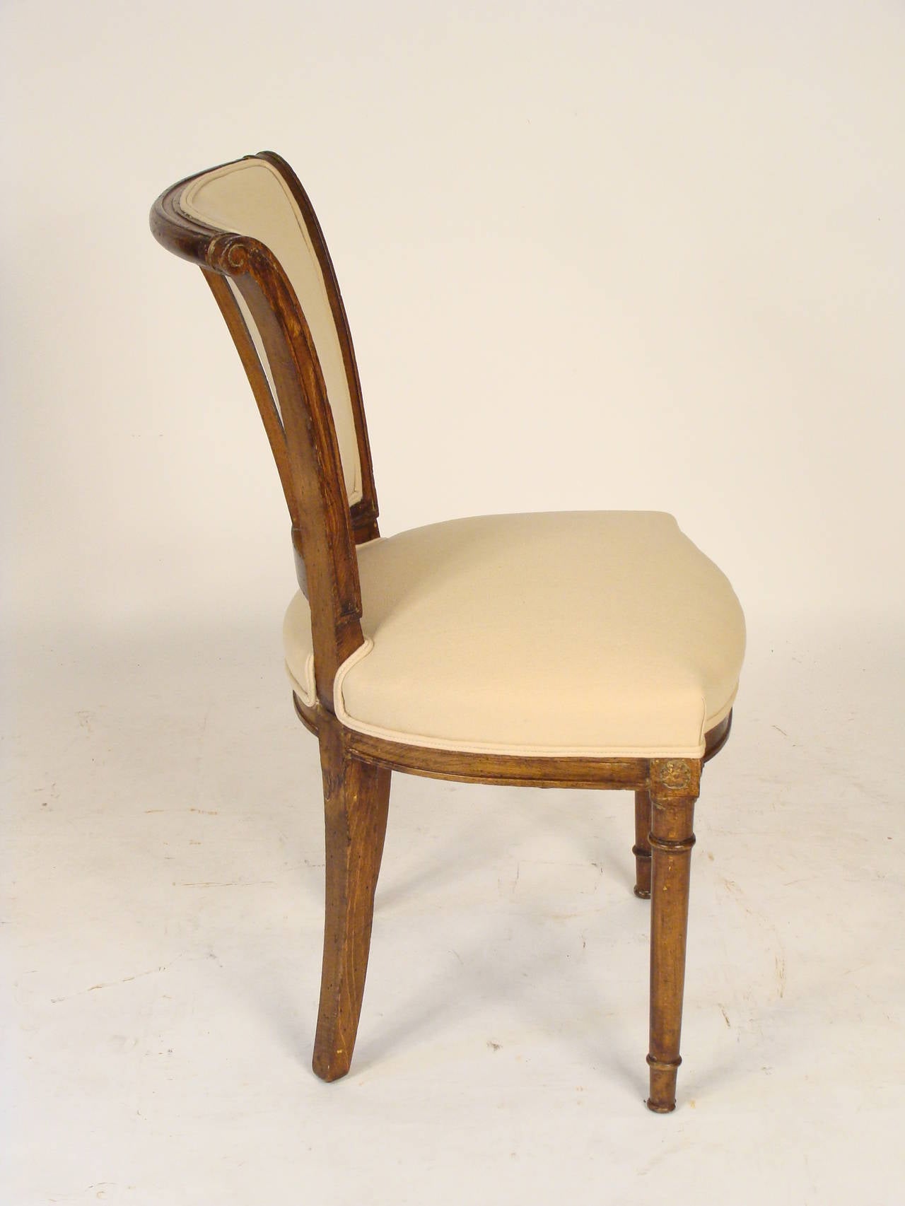 French Set of Directoire Style Dining Room Chairs