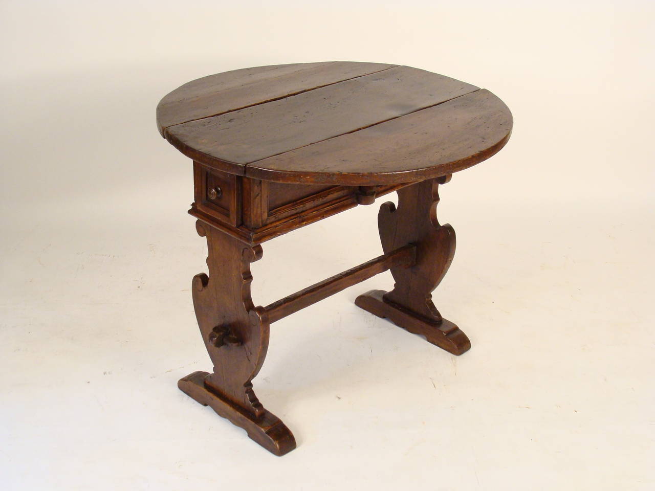 Italian Baroque Drop-Leaf Table