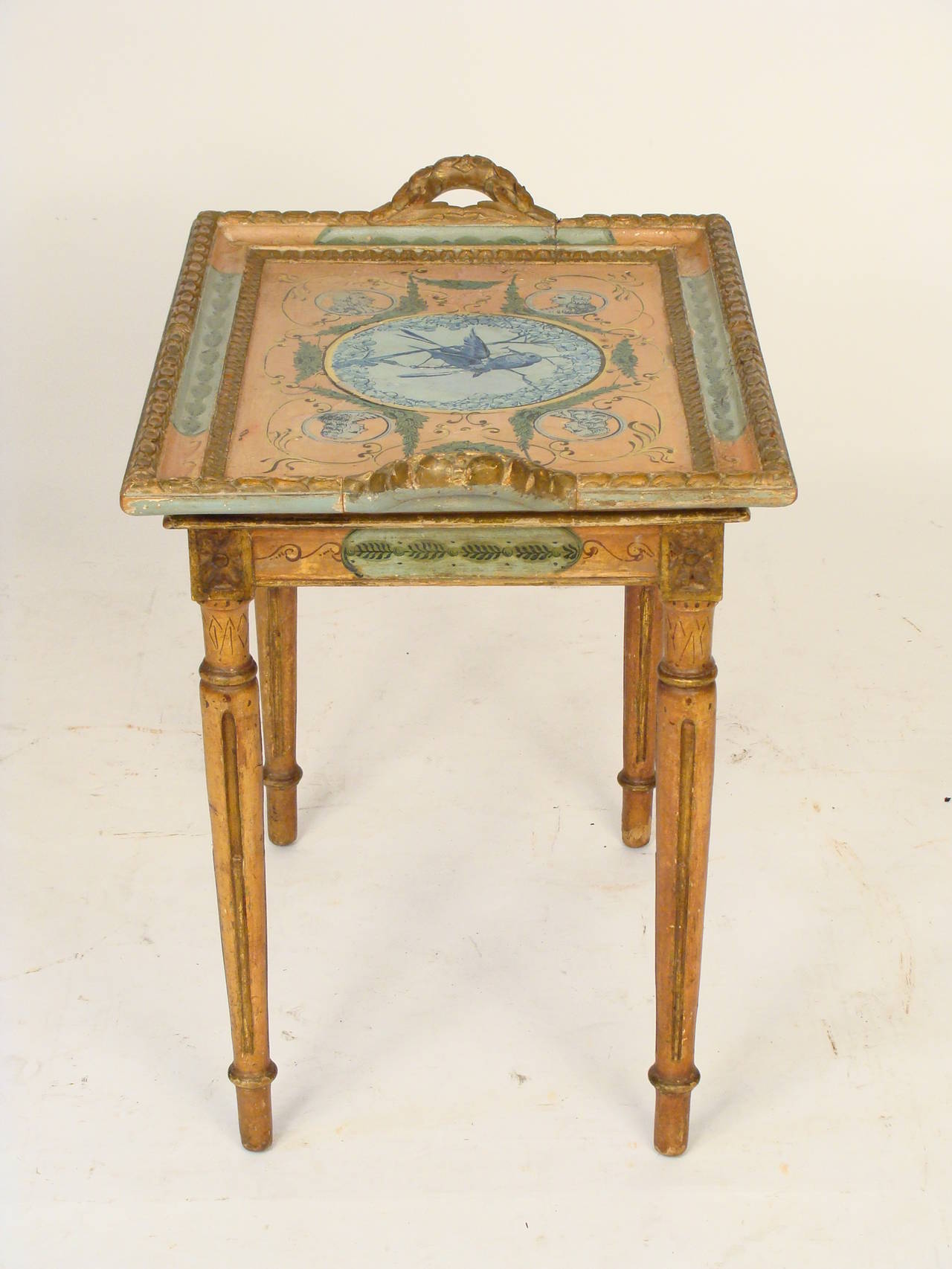 Paint Italian Louis XVI Style Tray Table