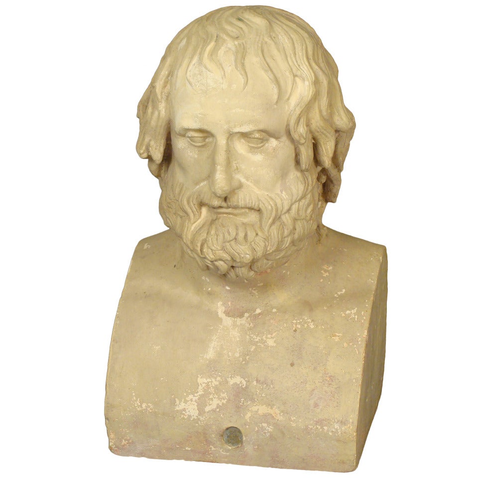 composition bust of Euripides