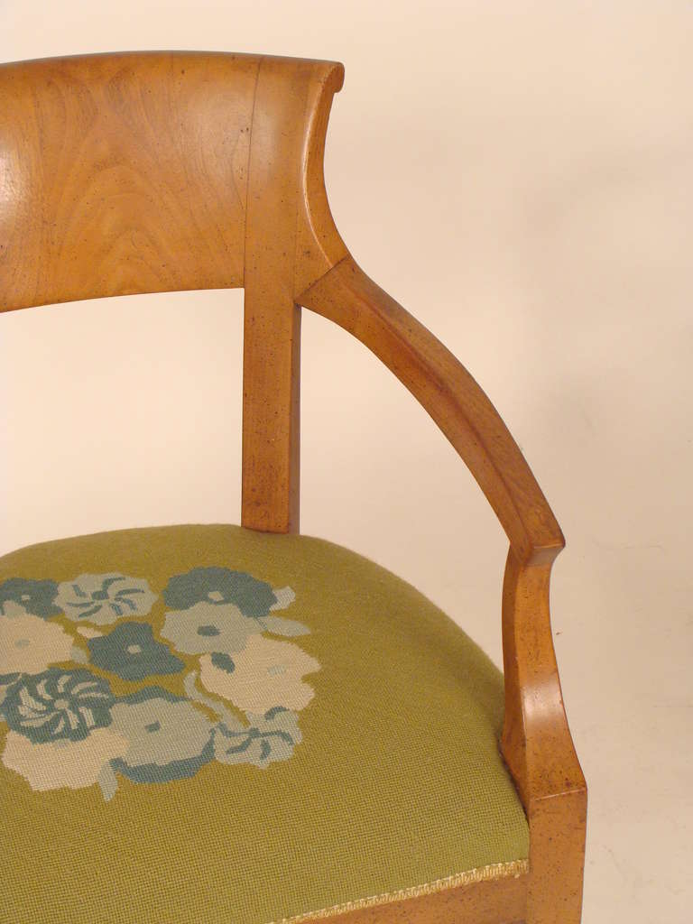 Mid-20th Century Pair of Neoclassical Style Armchairs