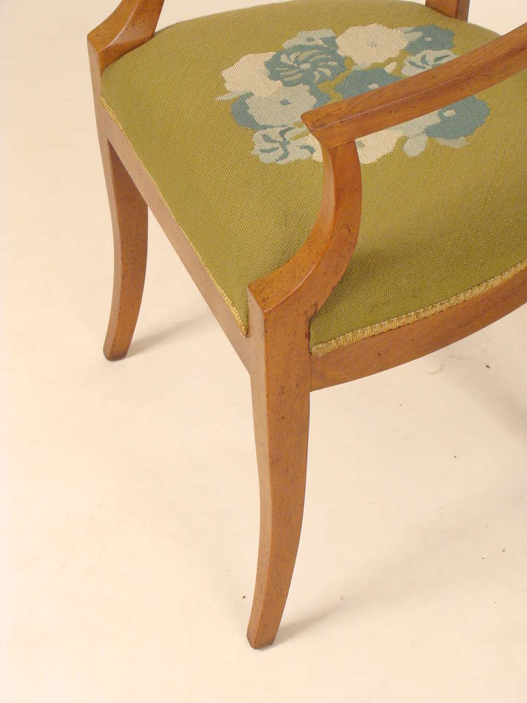Pair of Neoclassical Style Armchairs 3