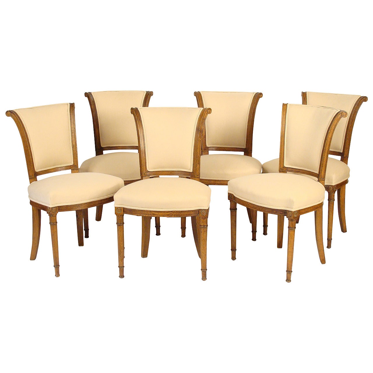 Set of Directoire Style Dining Room Chairs