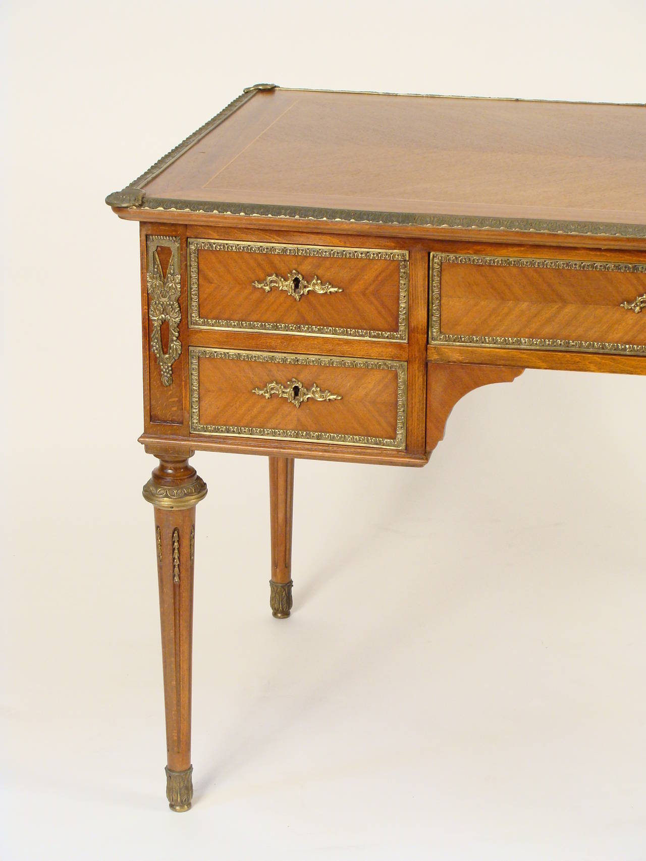 Brass Louis XVI Style Desk