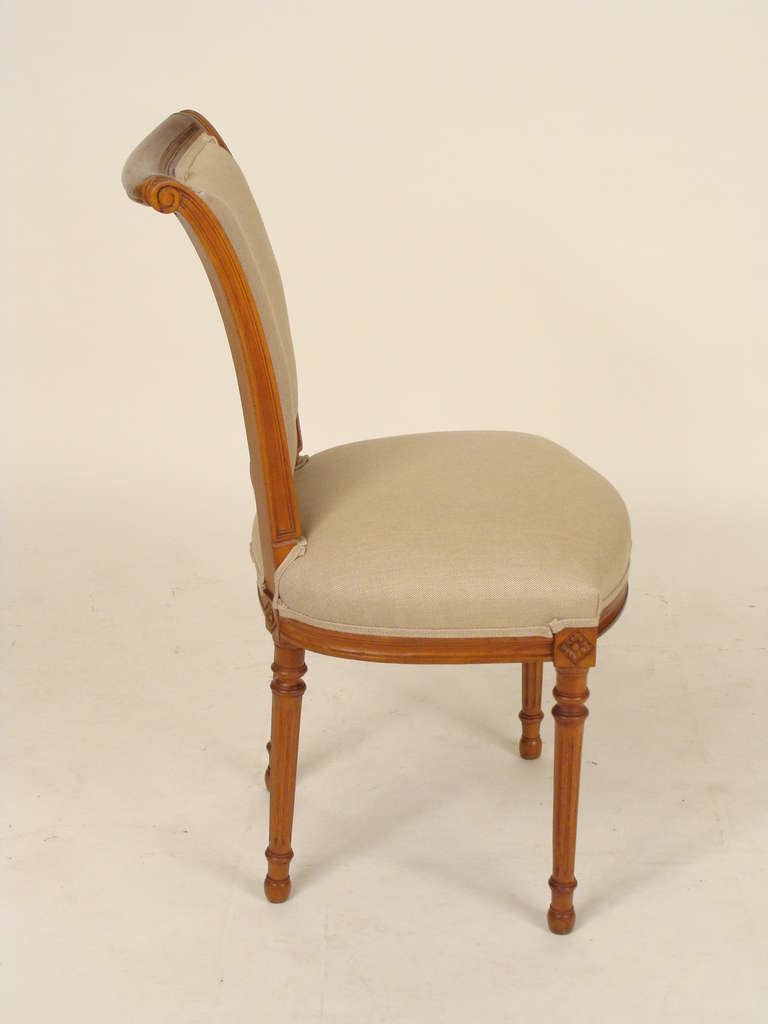 French Set of Six Directoire Style Dining Room Chairs