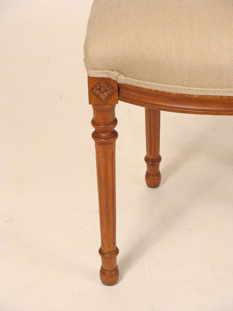 Mid-20th Century Set of Six Directoire Style Dining Room Chairs
