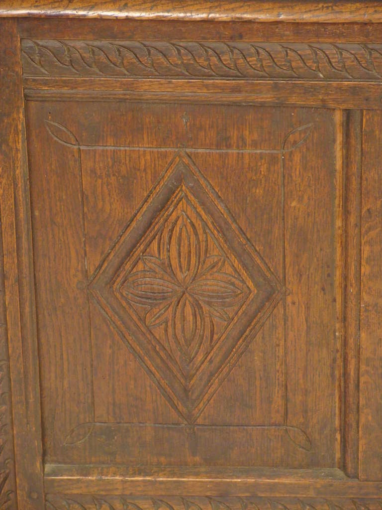 18th Century and Earlier Antique Tudor Style Trunk