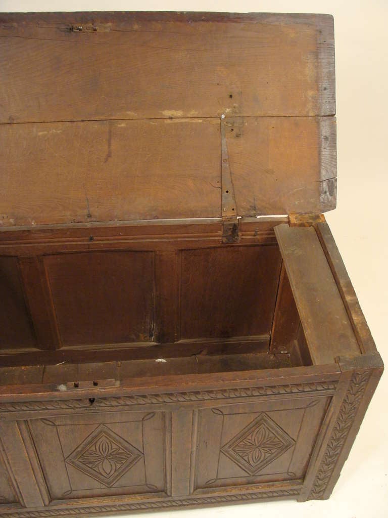 Antique Tudor Style Trunk 2