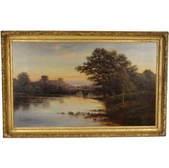 Large Landscape Painting by R.H. Stuart Lloyd