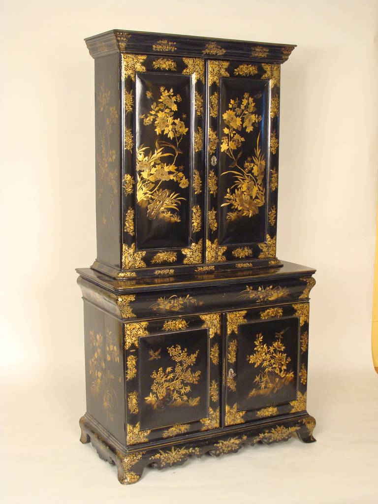 Napoleon III Chinoiserie Decorated Cabinet