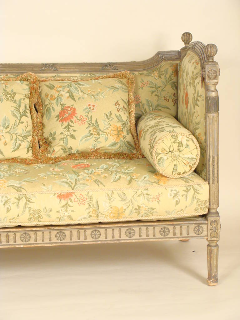 Louis XVI Style Painted Sofa 3