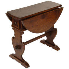 Italian Baroque Drop-Leaf Table