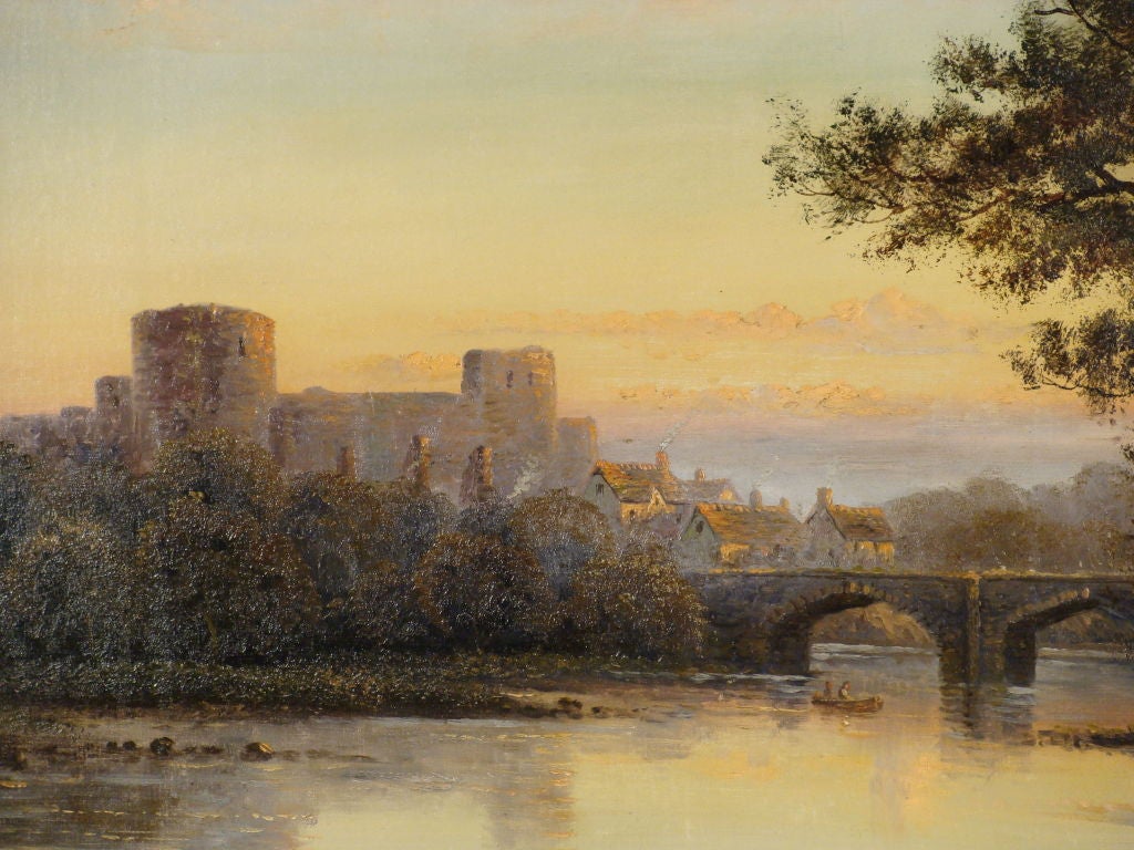 Large Landscape Painting by R.H. Stuart Lloyd