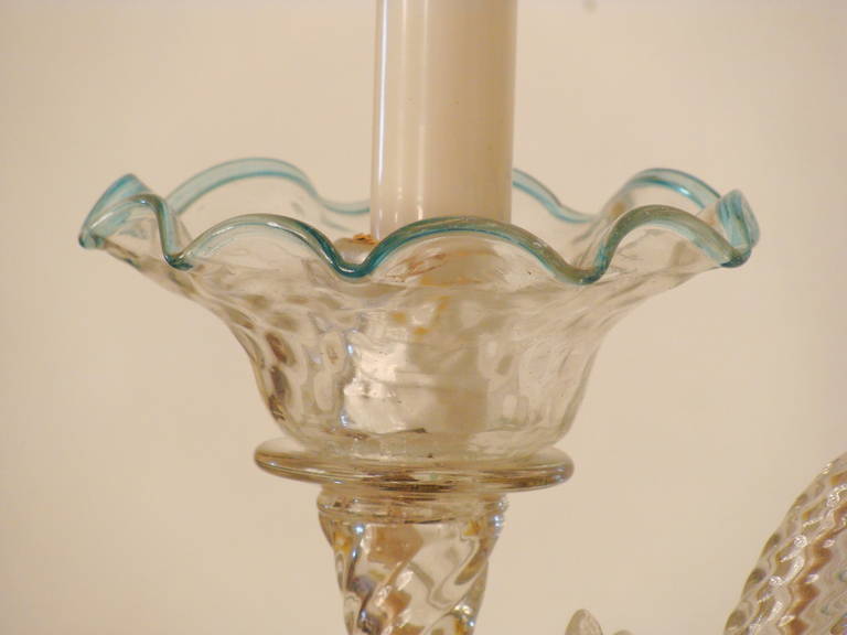 Pair of Murano Glass Wall Sconces 5
