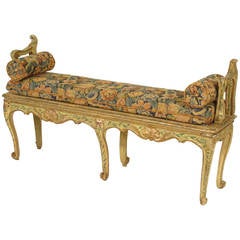 Louis XV Painted Bench