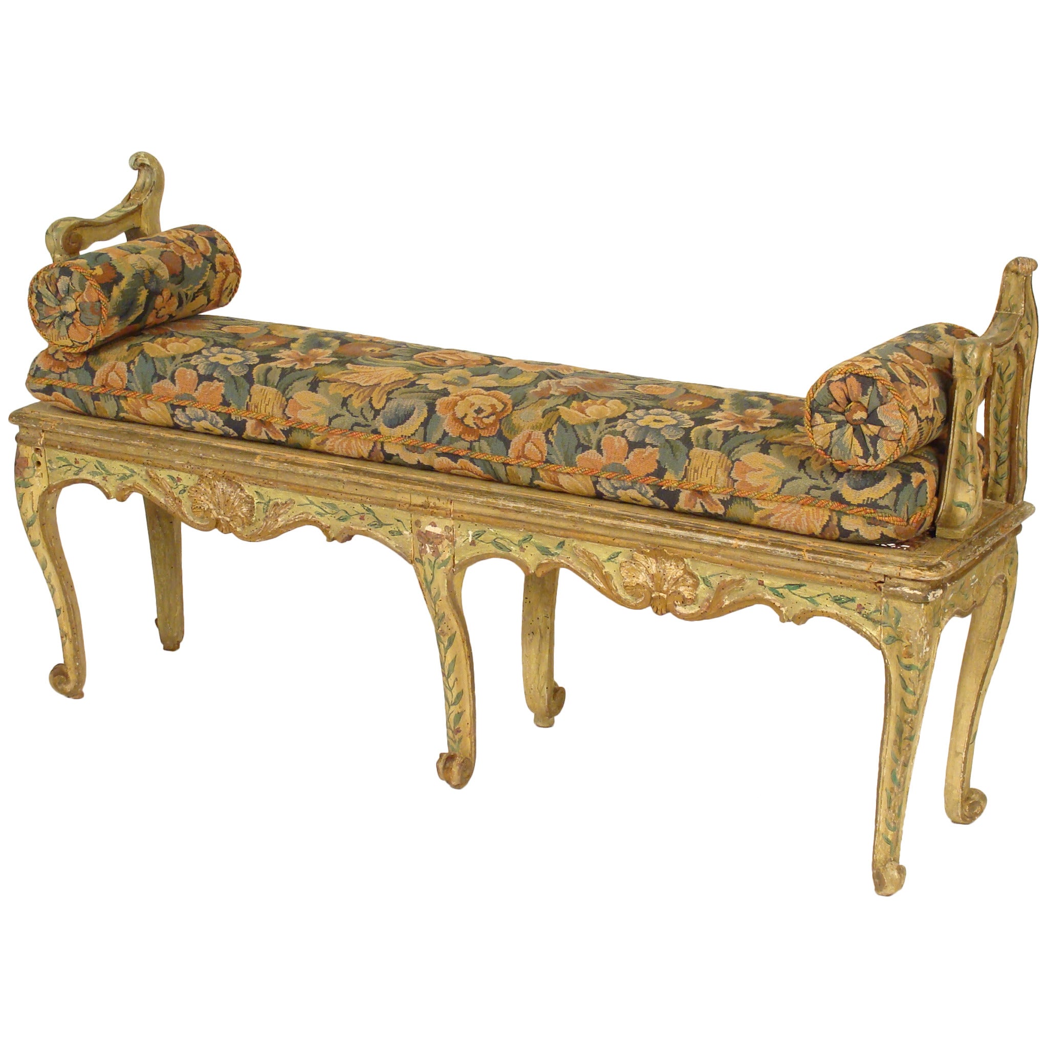 Louis XV Painted Bench