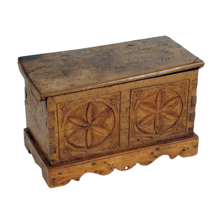Small 18th century trunk