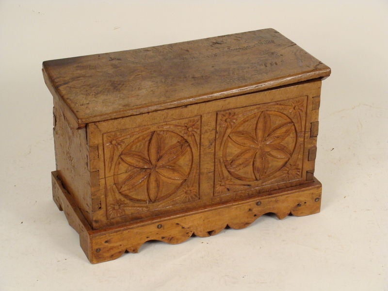 18th century trunk of small size.
