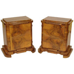 Pair of Art Deco Occasional Cabinets