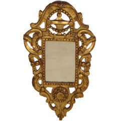 Continental gilt wood mirror