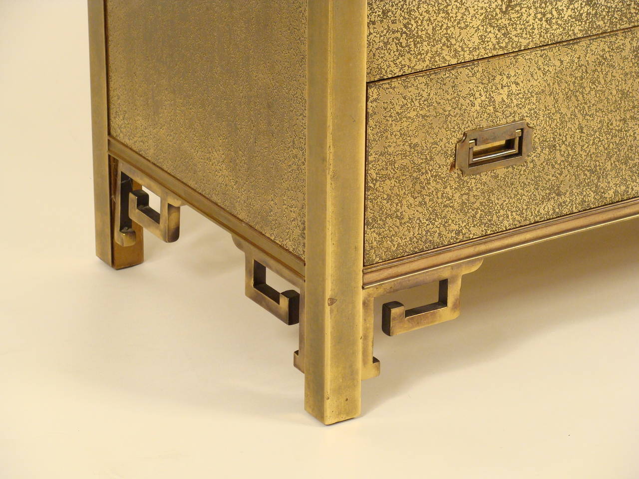 Mastercraft Brass Clad Chest of Drawers 1