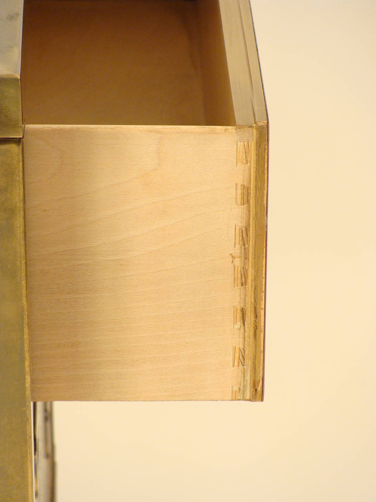 Mastercraft Brass Clad Chest of Drawers 2