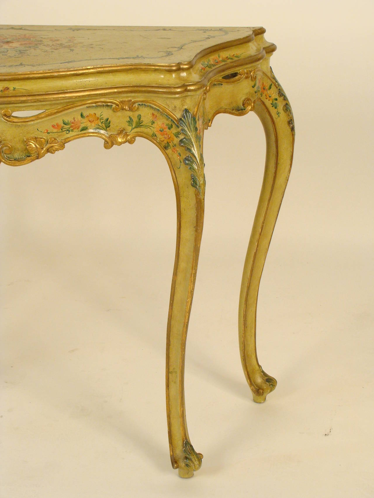 Italian Louis XV Style Console Table 1