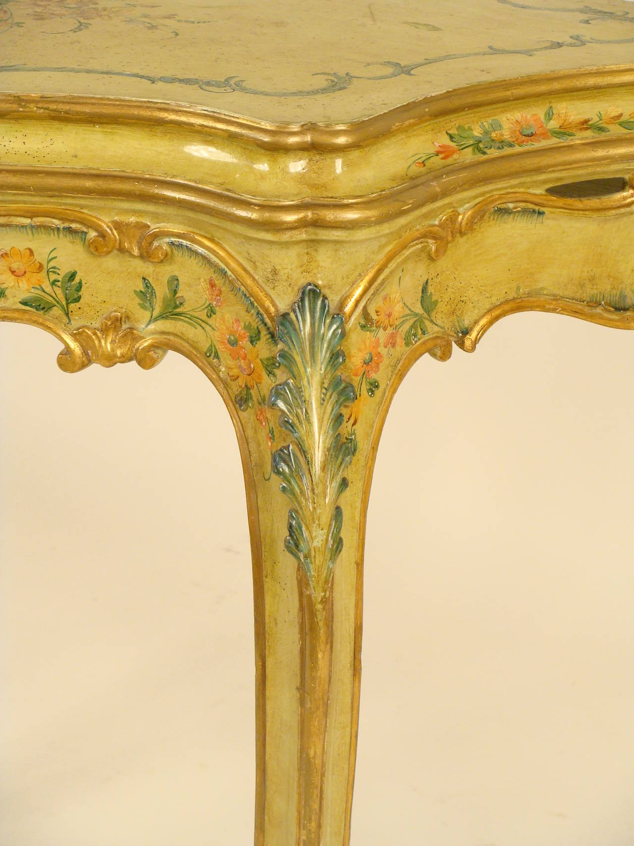 Italian Louis XV Style Console Table 2