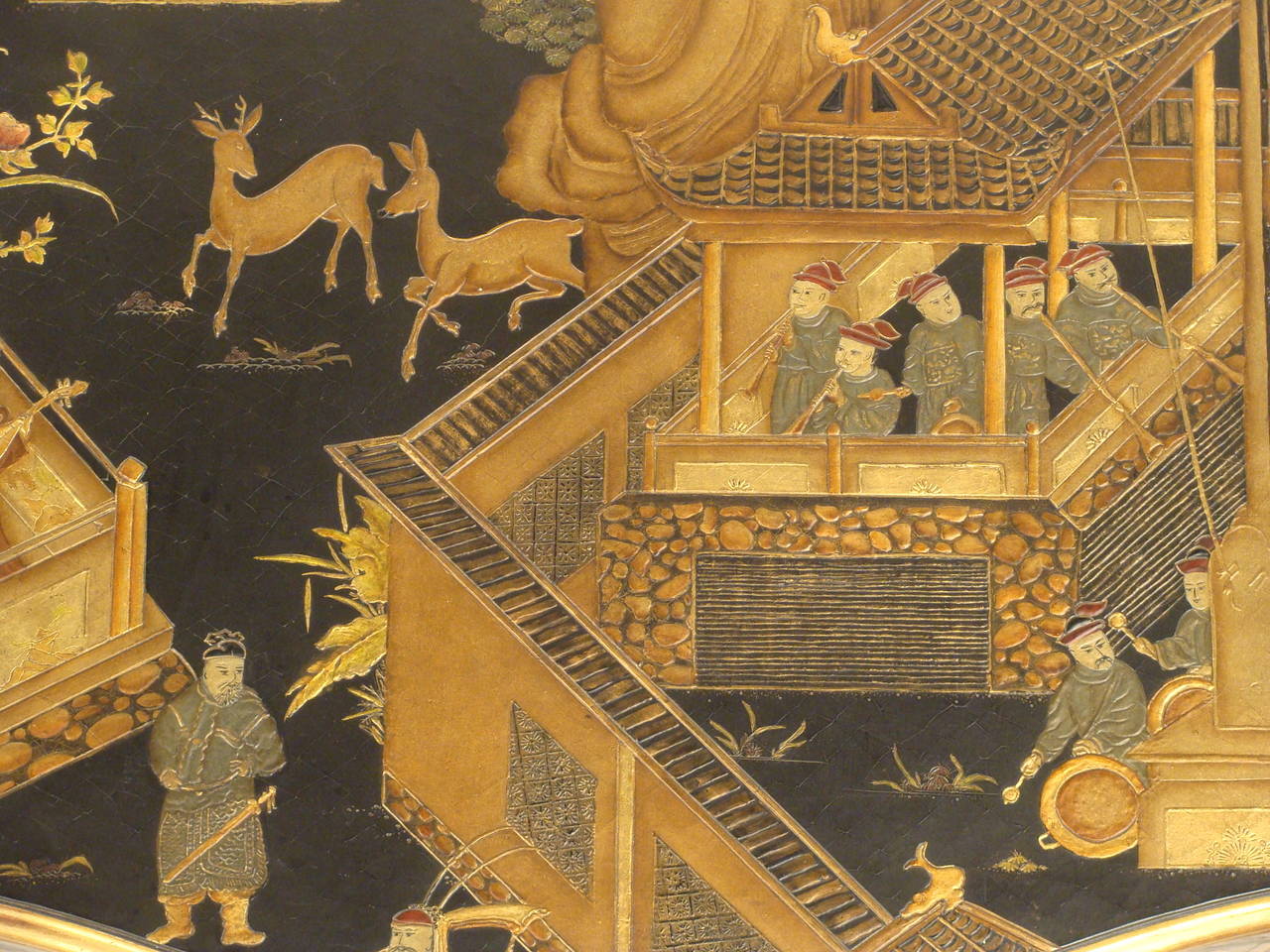 Late 20th Century Baker Stately Homes chinoiserie commode