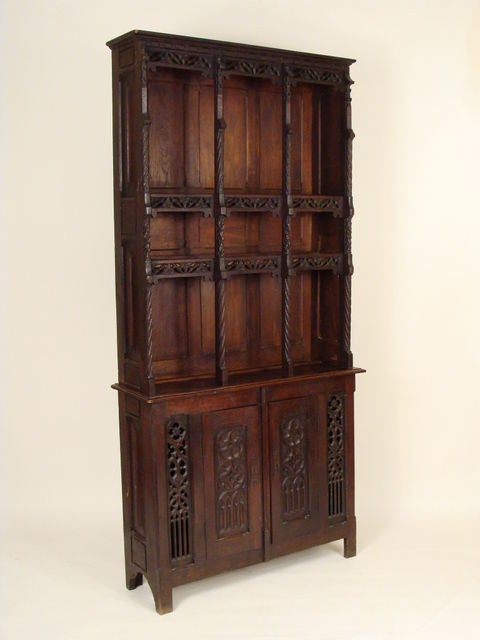 Gothic revival hutch