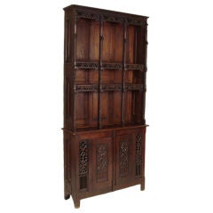 Gothic revival hutch