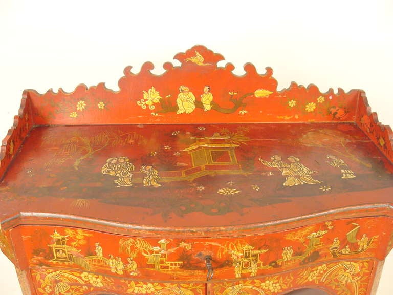 20th Century Chinoiserie Decorated Cabinet