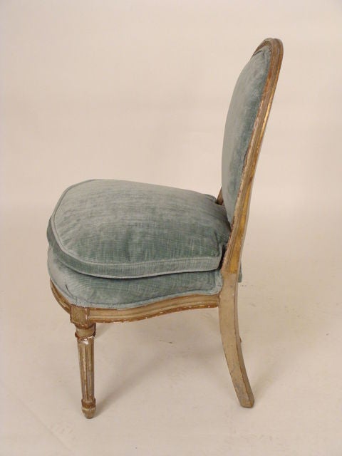 French Louis XVl slipper chair