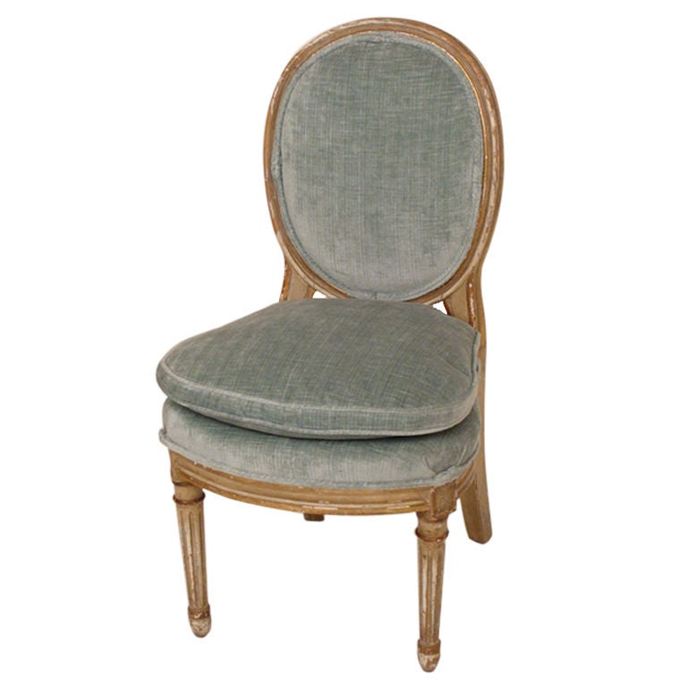 Louis XVl slipper chair