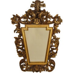 Florentine style giltwood mirror