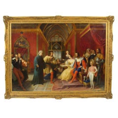 Large 19th century oil on canvas