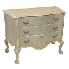 Continental painted commode