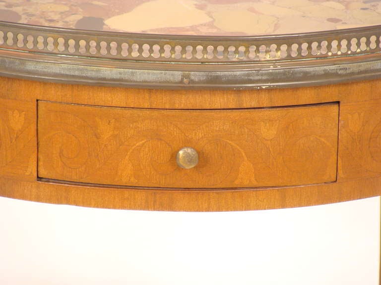French Louis XVI Style Bouillotte Table