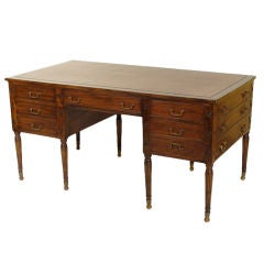 Antique George lll style partners desk
