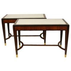 Pair of mid 20th century console tables